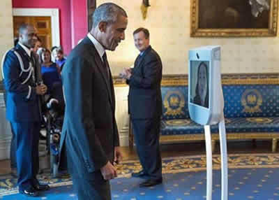吊炸天！机器人造访白宫，奥巴马亲自接见2