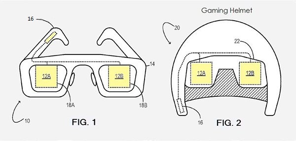 微软已获Win10增强现实眼镜HoloLens设计专利2