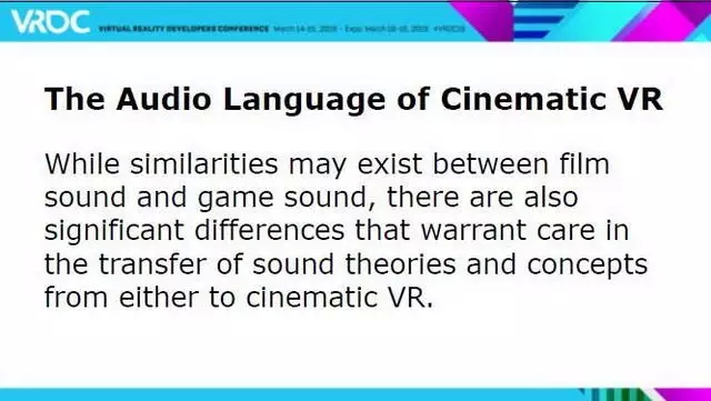 如何打造电影级VR的音频效果？他在VRDC是这么说的4