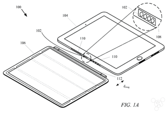 苹果新专利曝光：iPad保护套将升级为内置显示屏的智能保护套