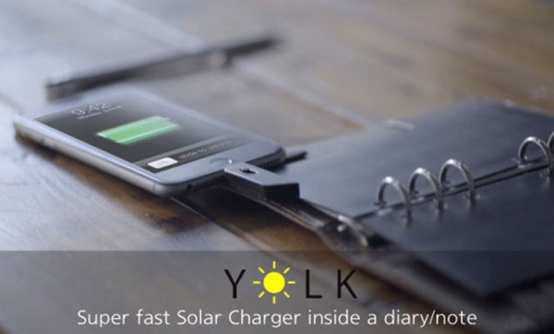 充电宝家族再添新成员：SolarBook太阳能移动电源记事本！