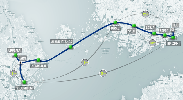 28分钟横穿波罗的海！超级高铁公司Hyperloop欲建世界最长海底隧道