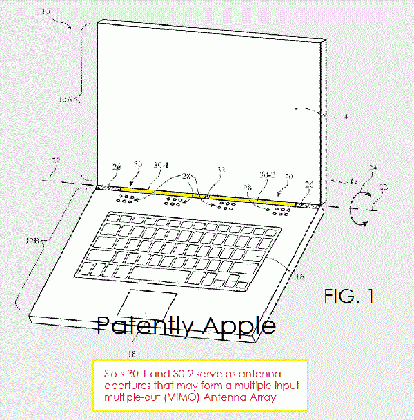 苹果专利曝光：未来Macbook或将支持LTE网络