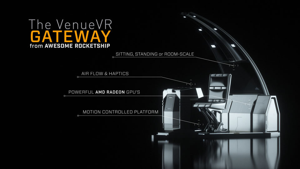 AMD展示VenueVR Gateway，為玩家帶來逼真的星際穿越體驗