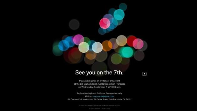 邀请函背后藏玄机！ 苹果确定将于9月7日召开新品发布会
