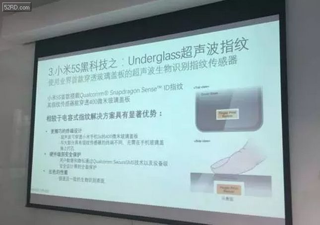 小米出招黑科技，5S或成全球首款”Under glass“指纹识别手机