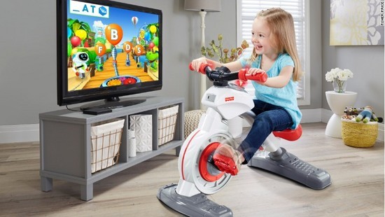 Fisher-Price推儿童版智能单车，运动娱乐学习都不误