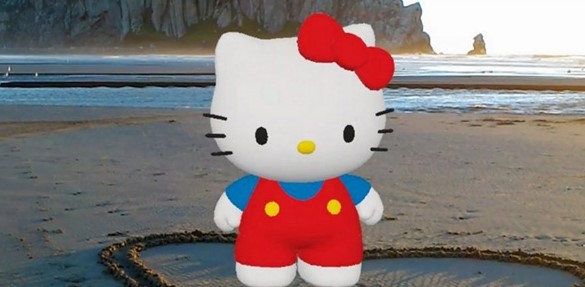 萌吐血！Hello Kitty登陸HoloLens應用