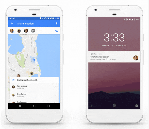 谷歌地图将推新功能，为用户提供位置实时分享服务