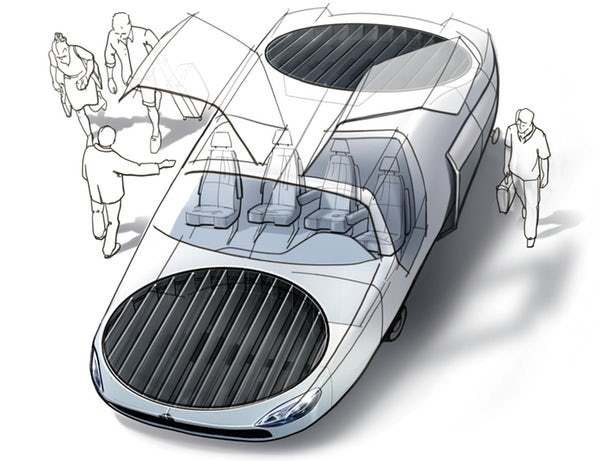 城市飞行器设计图曝光，就是一个汽车与飞机的结合体