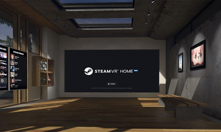 Valve发布测试版SteamVR Home，社交功能成为亮点