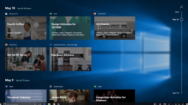 微软计划暂缓Windows 10的秋季更新，Timeline功能明年3月推出