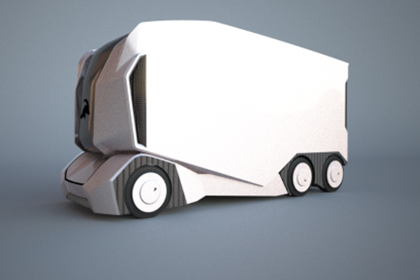 自驾电动卡车T-Pod建成全尺寸原型，由瑞典科创公司Einride打造