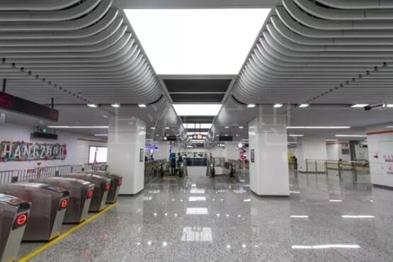 杭州地铁2号线西北段顺利通车 三思LED照明彰显暖心服务