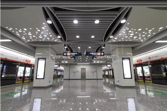 杭州地铁2号线西北段顺利通车 三思LED照明彰显“暖心”服务