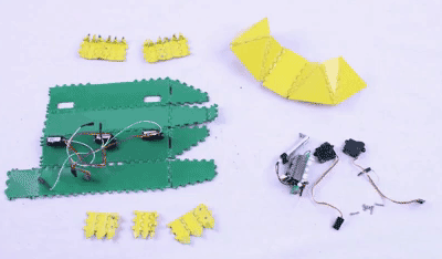 MIT研发Robogami机器人设计平台，用3D打印产出拼图式机器人