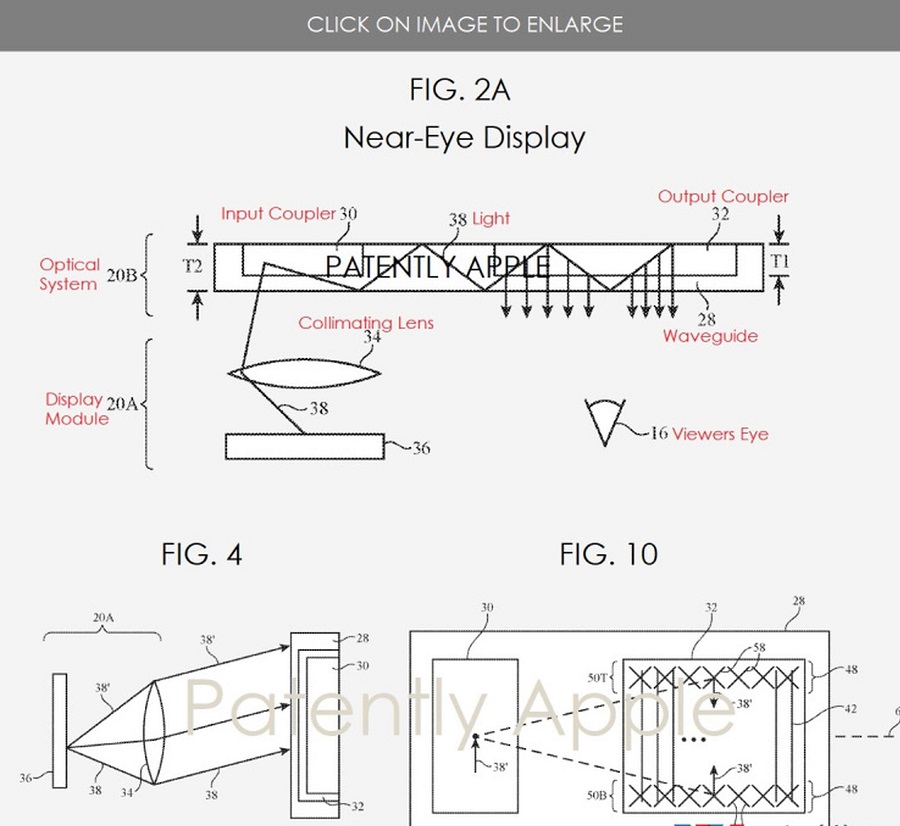 苹果申请了近眼显示器专利，或将研发AR眼镜