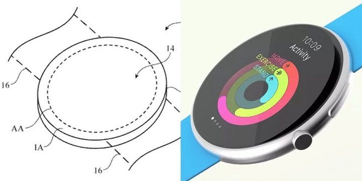 苹果新专利曝光，或将推出圆形表盘的Apple Watch