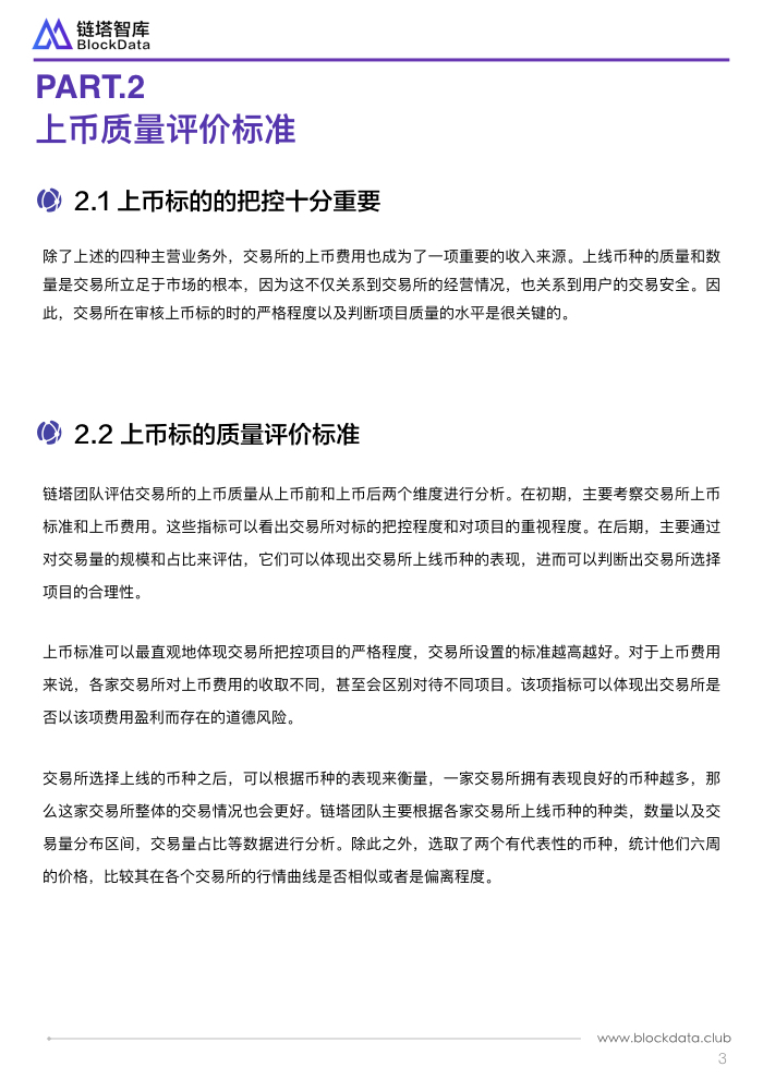 链塔智库发布全球加密货币交易所TOP10上币质量报告