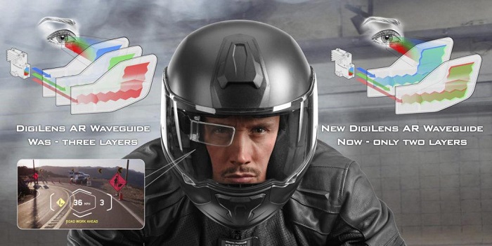DigiLens推出双层AR显示器MonoHUD，或将应用于智能头盔