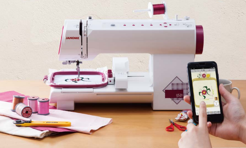 日本研发智能缝纫机，通过特定App就能自动刺绣